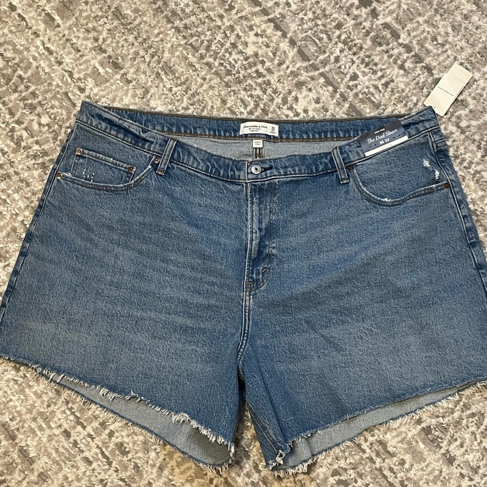 Abercrombie & Fitch Blue Jean Shorts